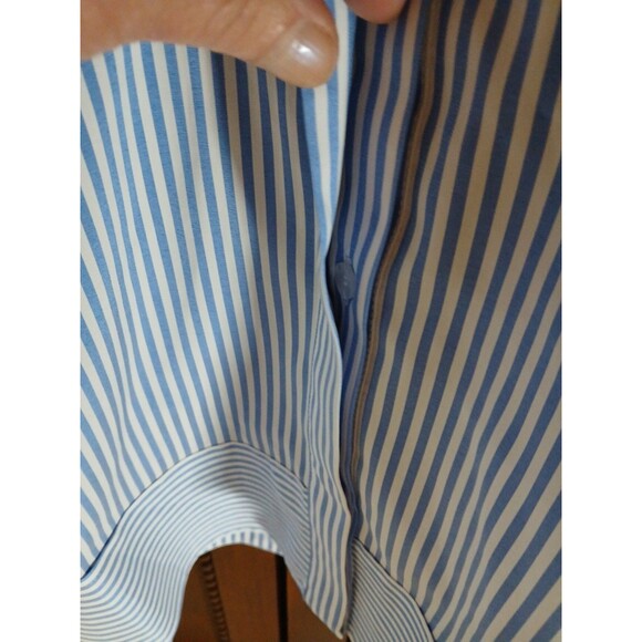 NWT TUCKERNUCK Women's Size XXL Blue Stripe Sofia Blouse - Picture 8 of 15